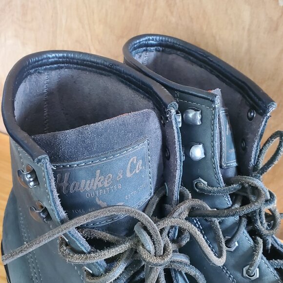 HAWKE & CO Moc Toe Leather Work Boots/ Size 13 - Picture 4 of 11